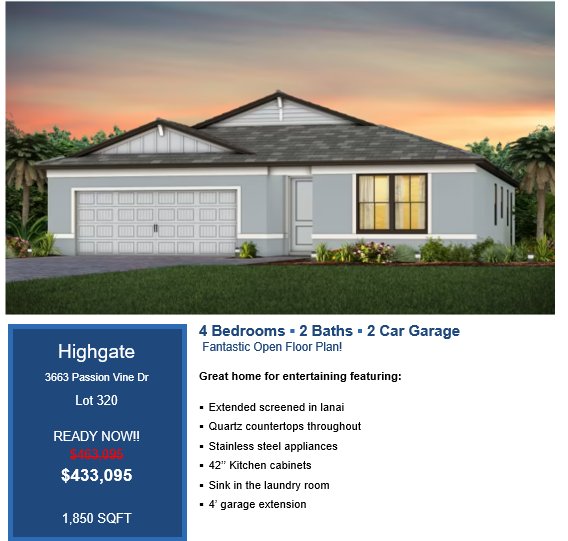 Hampton Lakes at River Hall, Alva FL, New Home Incentives!