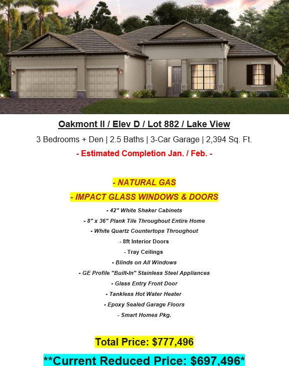 Verdana Village Estero Florida-New homes  that must be sold ASAP