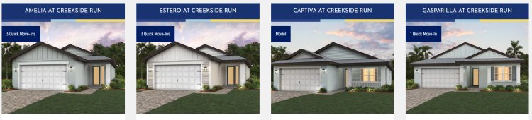 Creekside Run at Babcock Ranch Reduced Prices on Inventory Homes Now!