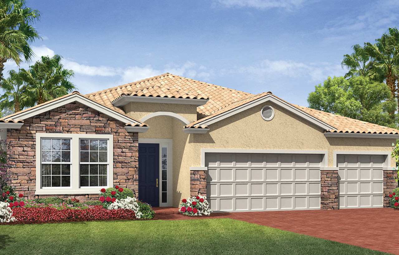 Destin floor plan at Royal Palm, Naples, Florida