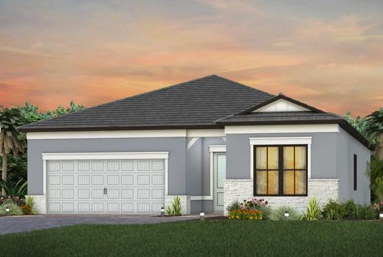 PRESTIGE floor plan at VENTANA POINTE, Naples, Florida