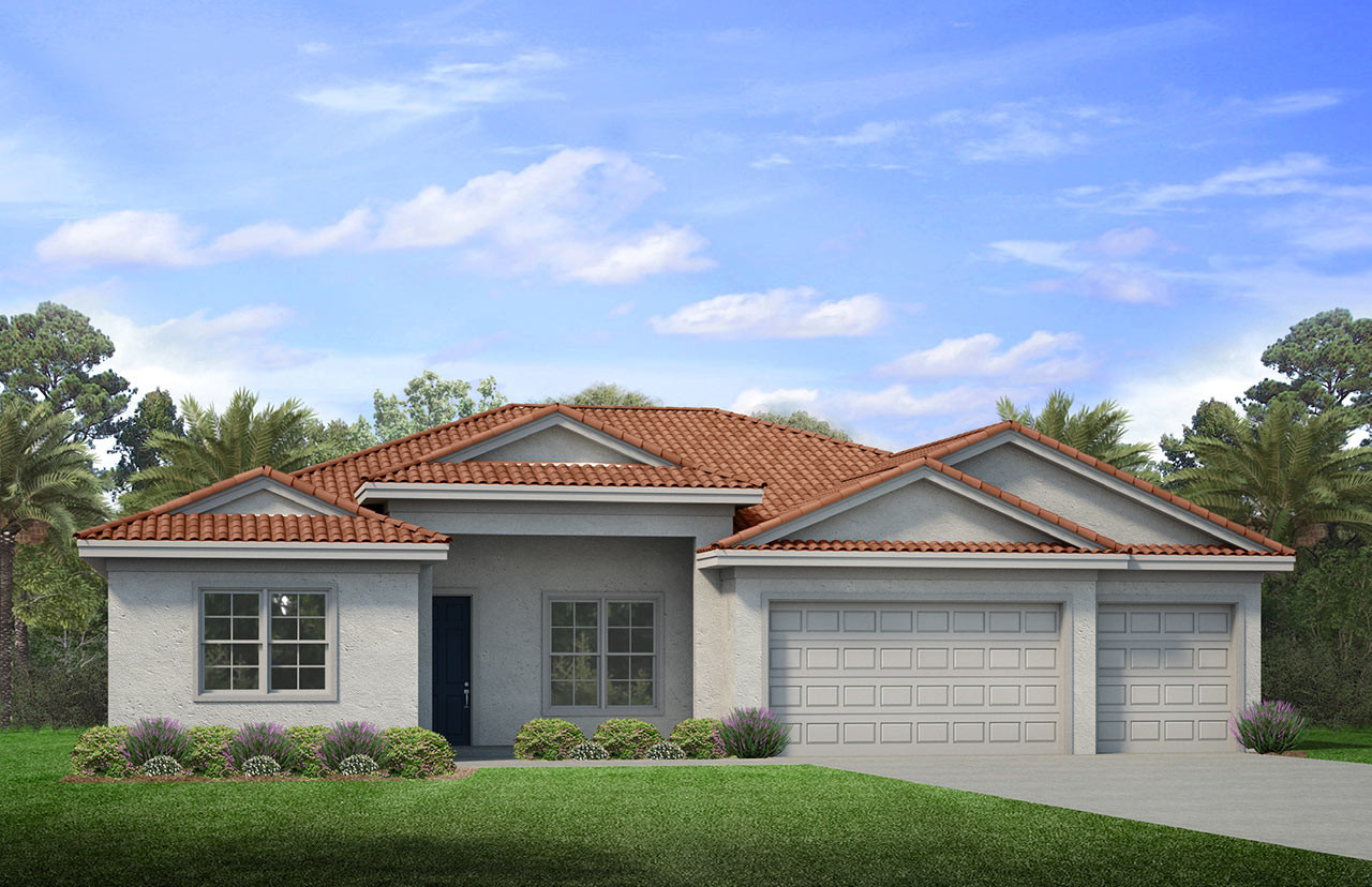 Sage floor plan at Royal Palm, Naples, Florida