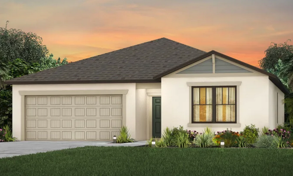 Browning floor plan at ENCLAVES AT EAGLE LANDING, North Fort Myers, Florida