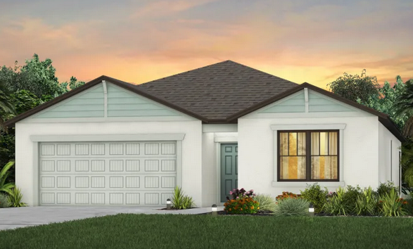 Chapman floor plan at ENCLAVES AT EAGLE LANDING, North Fort Myers, Florida