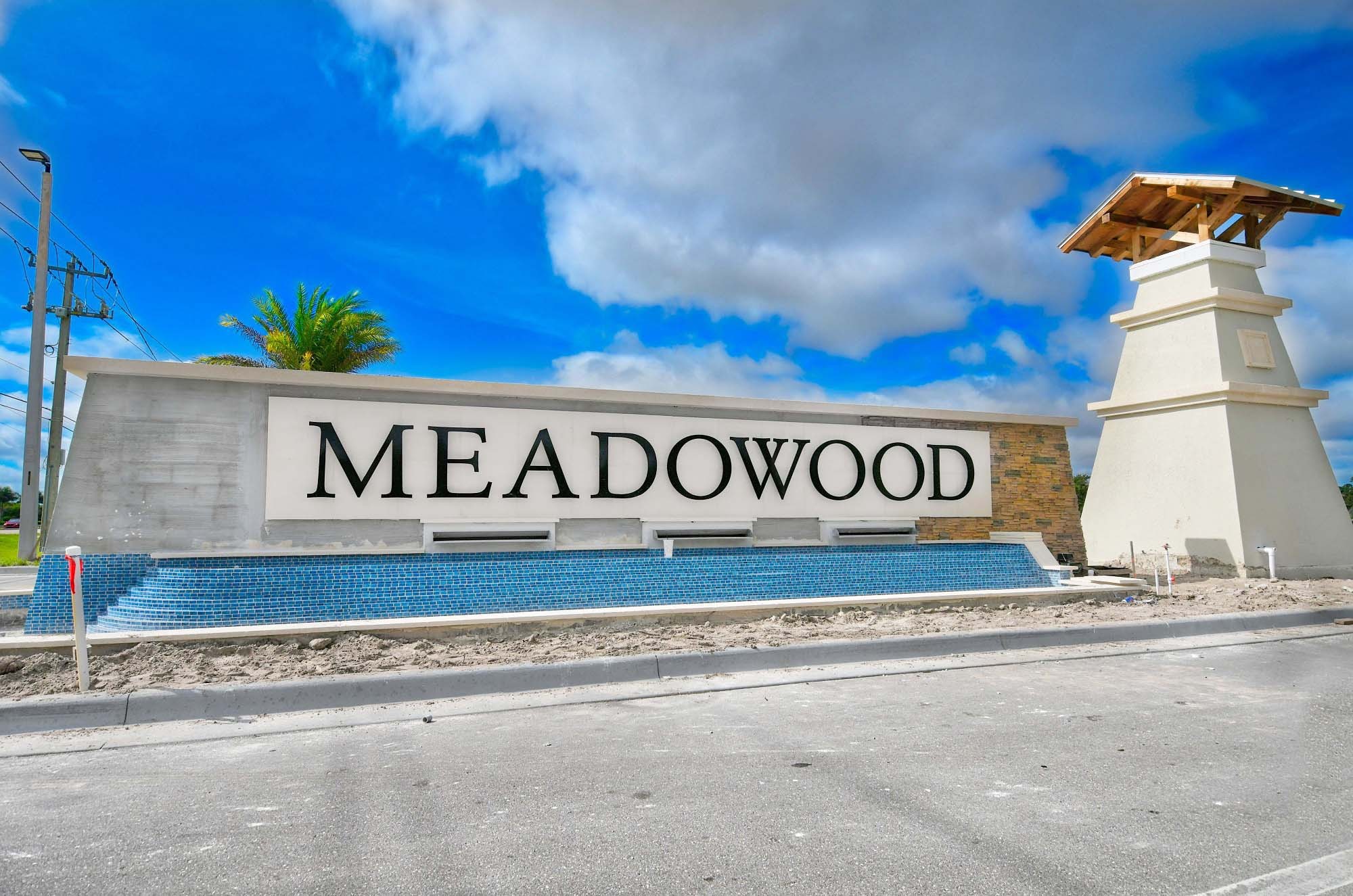 MEADOWOOD, Naples, Florida, image description: Meadowood entrance in Naples FL on 9-24-2020