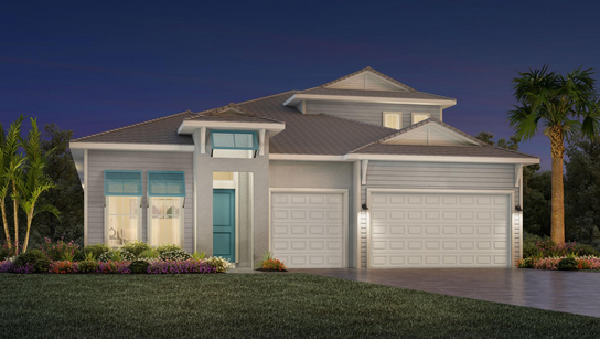 Glades Elite floor plan at Seven Shores, Naples, Florida