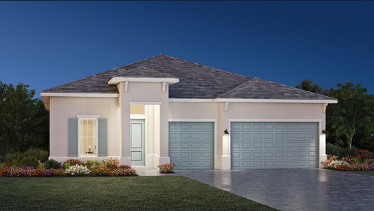 Glades floor plan at Seven Shores, Naples, Florida