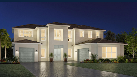 Groveland floor plan at Seven Shores, Naples, Florida