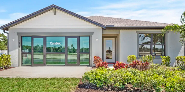 Hanover floor plan at ENCLAVES AT EAGLE LANDING, North Fort Myers, Florida