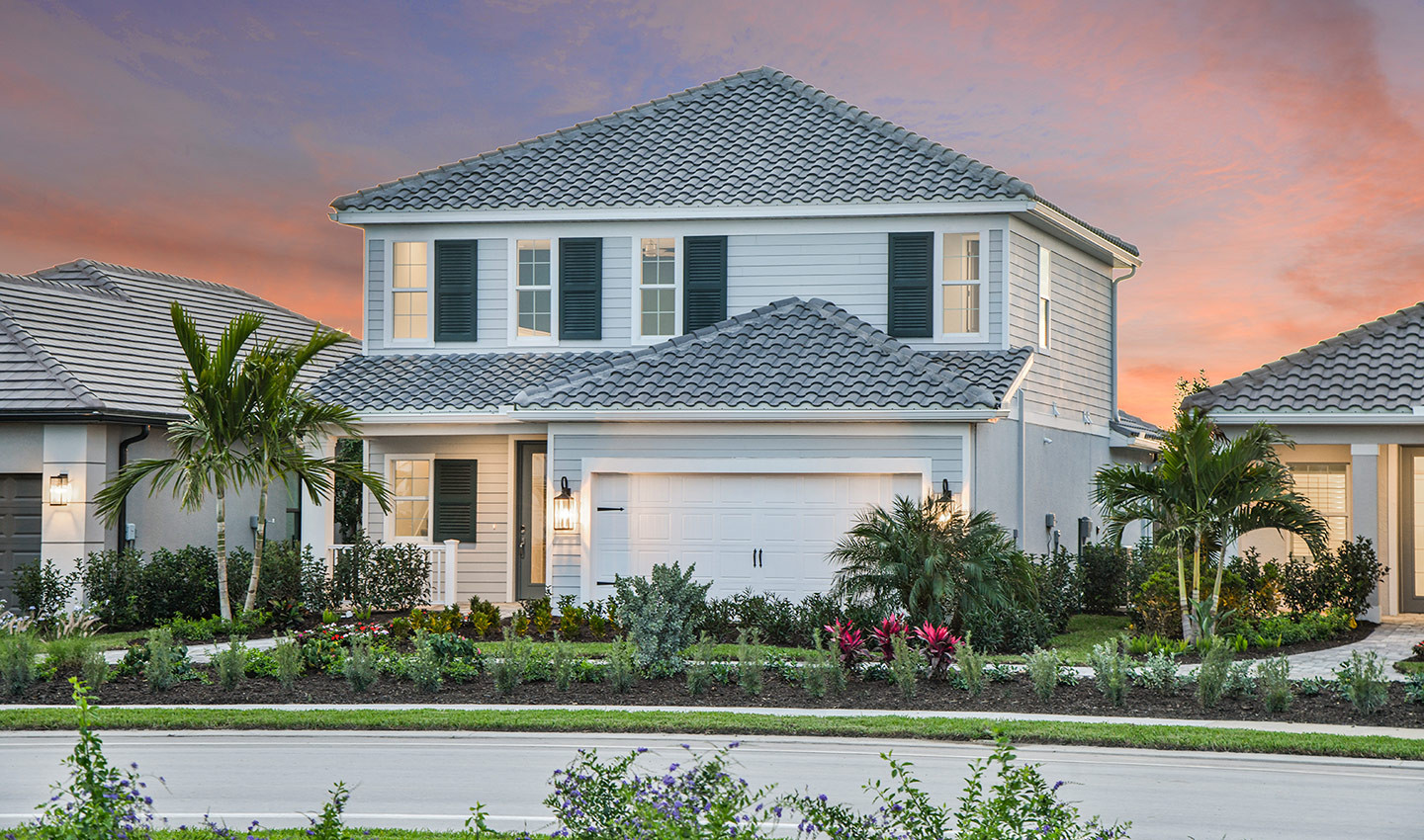 Heritage floor plan at Skysail, Naples, Florida