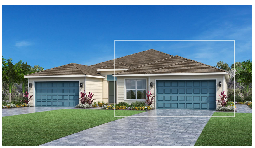 Khaya floor plan at Seven Shores, Naples, Florida