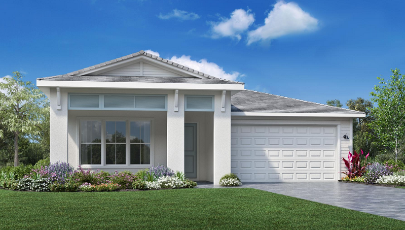 Myers floor plan at Seven Shores, Naples, Florida