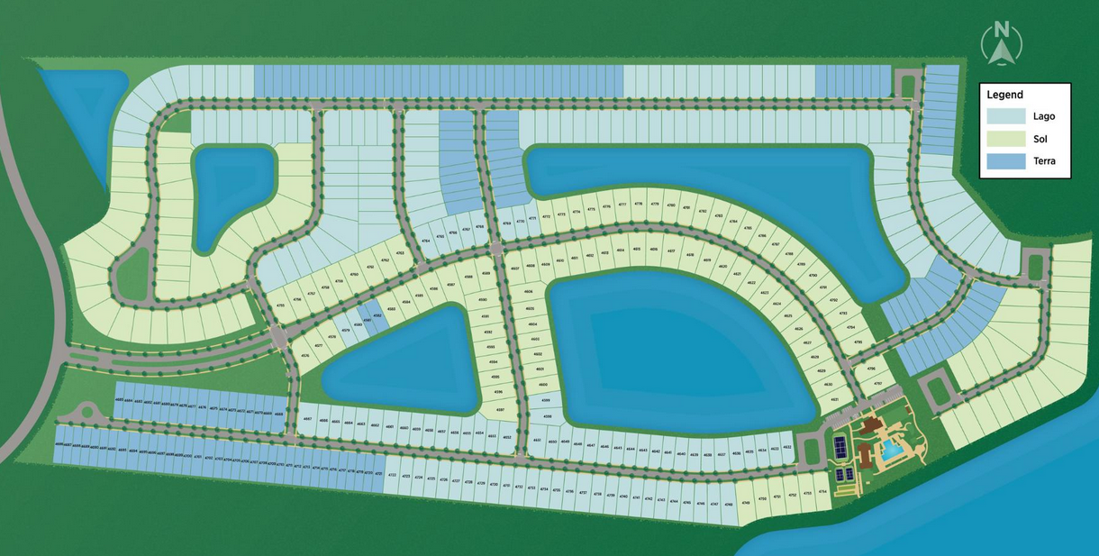 REGENCY AT BABCOCK RANCH, Punta Gorda, Florida,  image description: Regency at Babcock Ranch Site Map