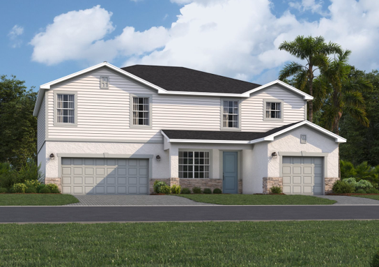 Sorrento floor plan at Stonehill Manor, North Fort Myers, Florida