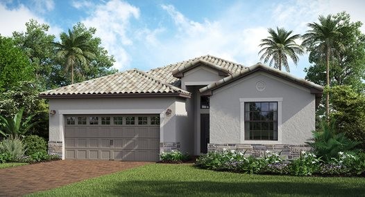 Trevi floor plan at Timber Creek, Fort Myers, Florida