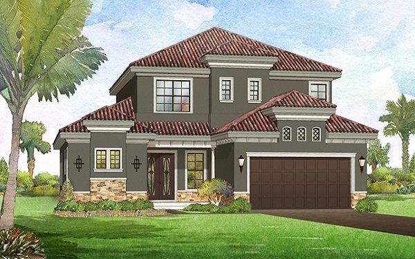 Messina floor plan at Rails End, Fort Myers, Florida