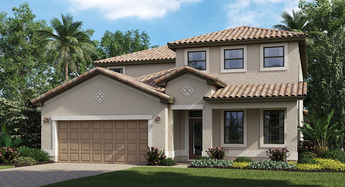 Navona floor plan at Raffia Preserve, Naples, Florida