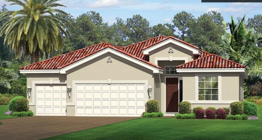 Edison floor plan at Sunset Pointe, Cape Coral, Florida