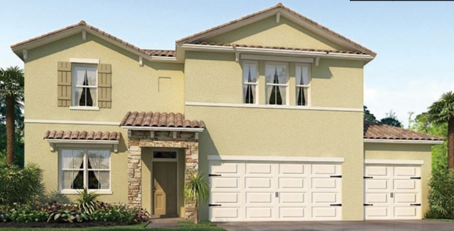Embry floor plan at Sunset Pointe, Cape Coral, Florida