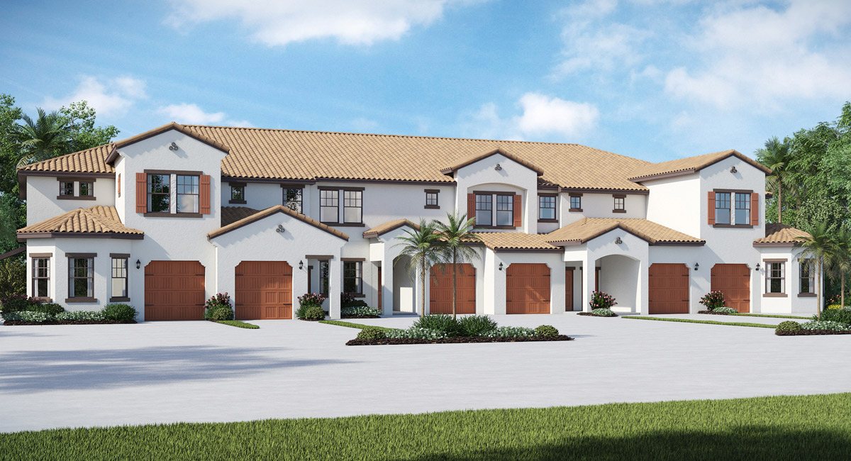 6 Plex floor plan at ARBORWOOD PRESERVE, Fort Myers, Florida