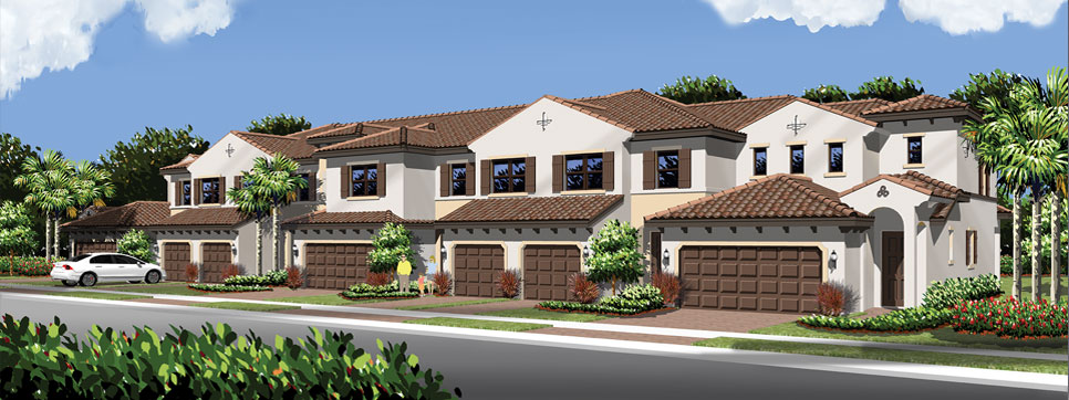 Elmera floor plan at Villa Medici, Fort Myers, Florida