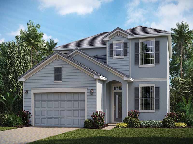 Amalfi  floor plan at Raffia Preserve, Naples, Florida