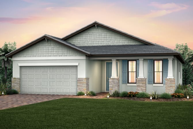 Canopy floor plan at Westbrook, Fort Myers, Florida