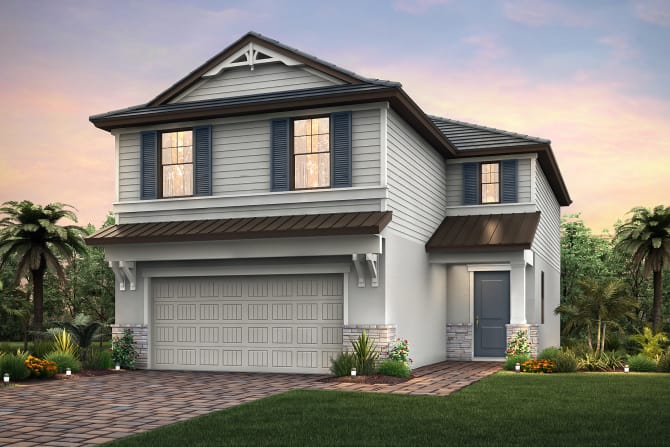 Driftwood floor plan at Westbrook, Fort Myers, Florida