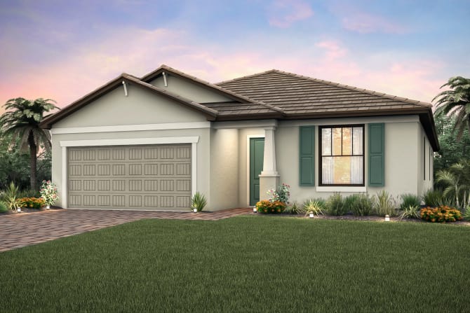 Oasis floor plan at Westbrook, Fort Myers, Florida