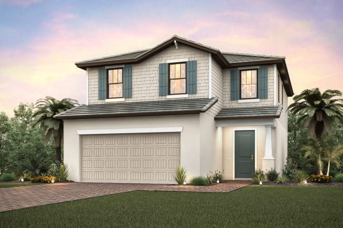 Starboard floor plan at Westbrook, Fort Myers, Florida