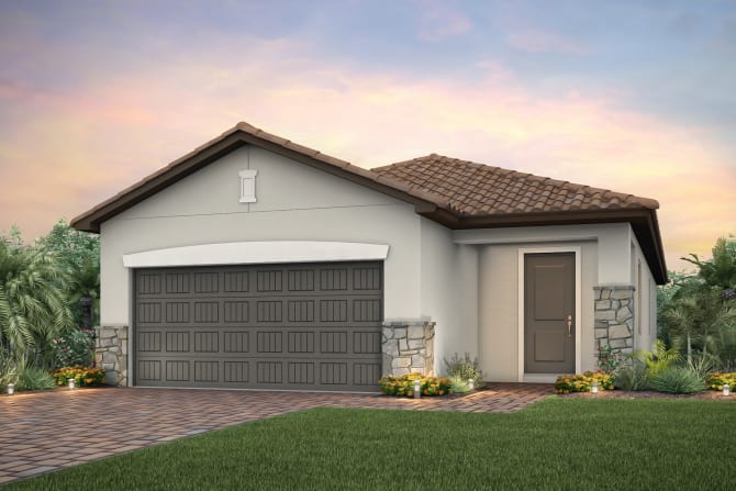 Tropic floor plan at Westbrook, Fort Myers, Florida